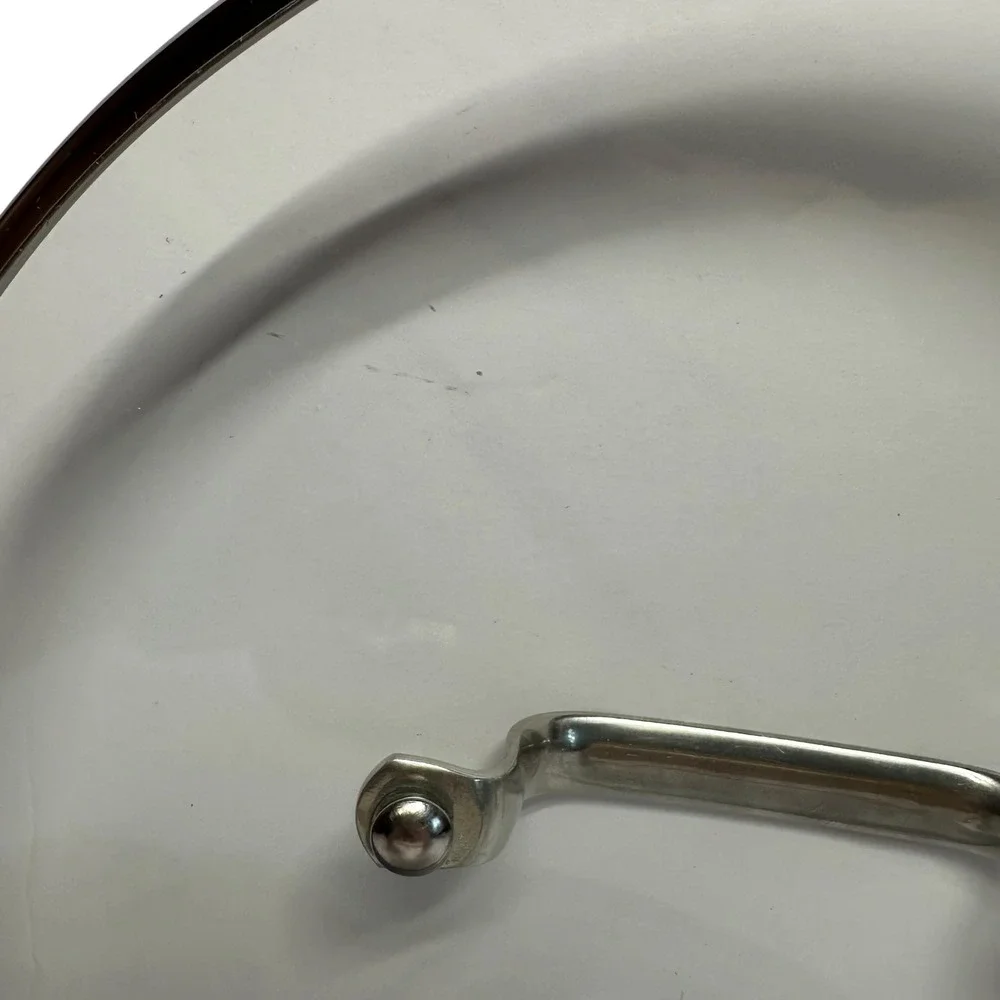 KitchenAid 11 Inch Tempered Glass Replacement Lid Stainless Steel‎ Rim Handle
